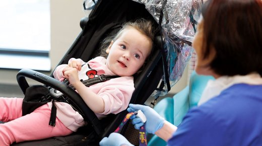 Child in Buggy Tallaght Stock 2025
