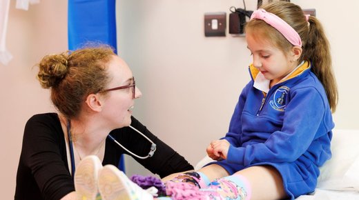 Child stock with Doctor Tallaght