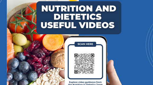 Copy of Explore video guidance from the Nutrition & Dietetics team at Children’s Health Ireland — covering toddler nutrition, fussy eating, tube feeding, coeliac disease, diabetes and more. Scan t