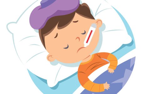 Image of child sick