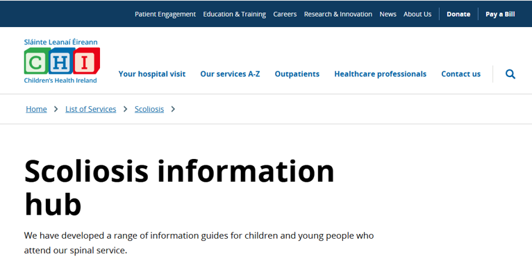 Scoliosis Information Hub